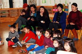 圣诞开放周，家長(cháng)孩子欢聚龙湾园